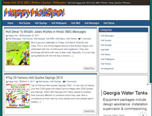 Tablet Screenshot of happyholispot.com